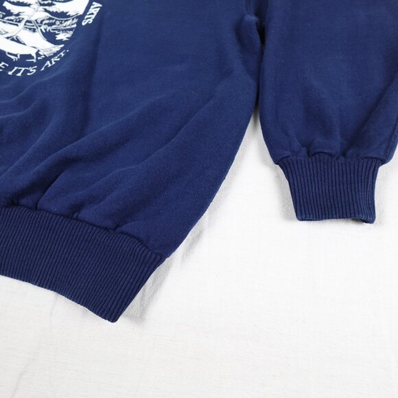 Vintage 90s Haliburton School of the Arts Non-Fiction Sweatshirt Adult Large - Picture 5 of 10